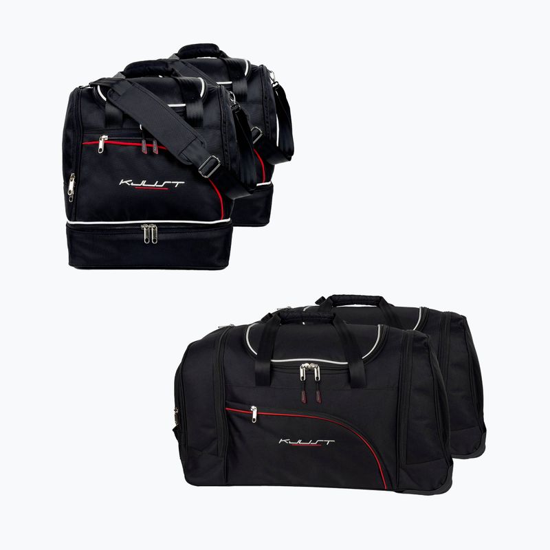 Set di borse per bagagliaio KJUST Renault Scenic 2003-2009 4 pezzi nero