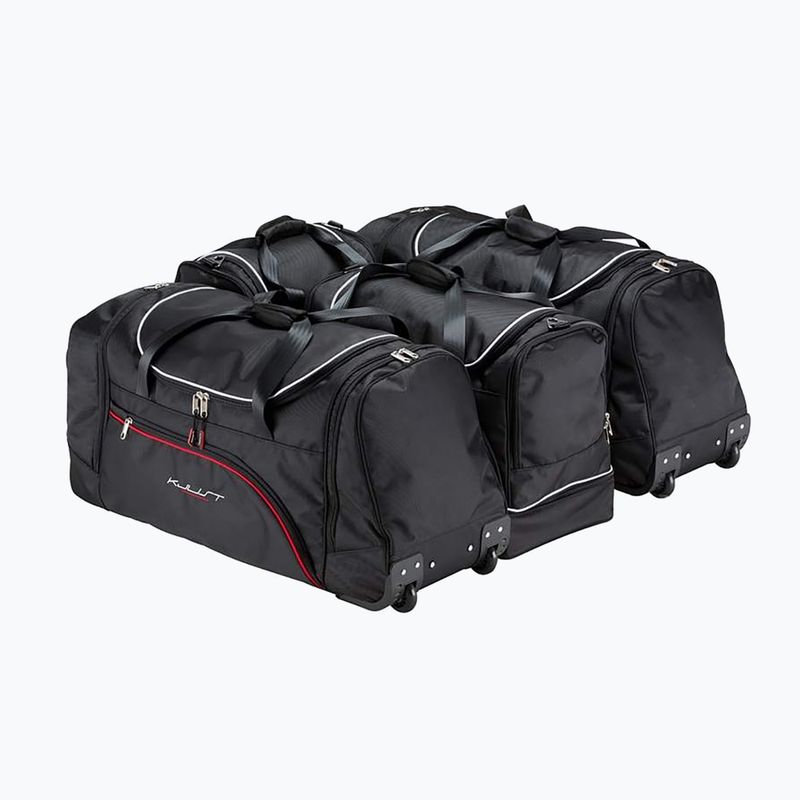 Set di borse portabagagli KJUST Seat Altea XL 2004-2015 4 pezzi nero. 2