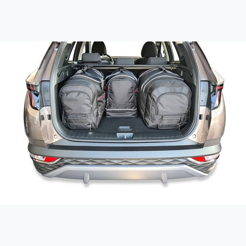 KJUST Hyundai Tucson 2020+ set di borse per il bagaglio 4 pezzi nero 18