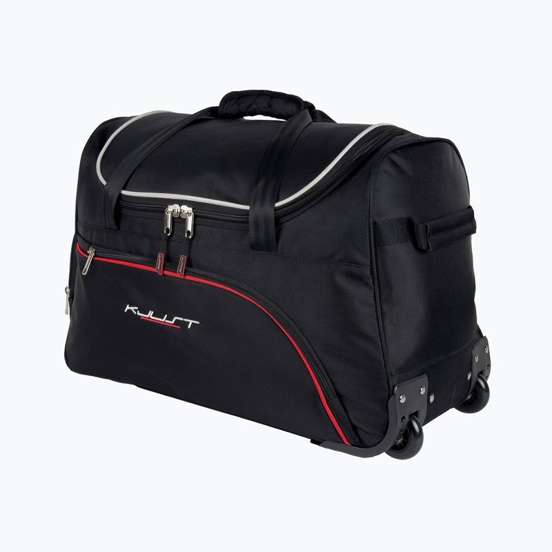 Set di borse da bagagliaio KJUST Seat Leon Hatchback 2005-2012 3 pezzi nero 3