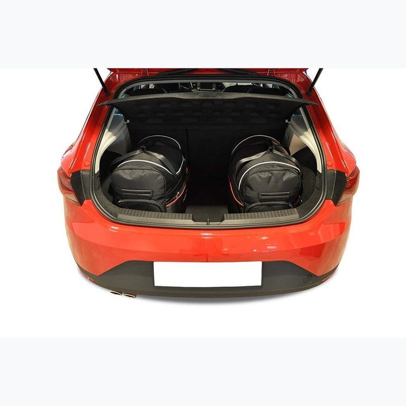 Set borse bagagliaio KJUST Seat Leon 2013-2020 4 pezzi nero 13