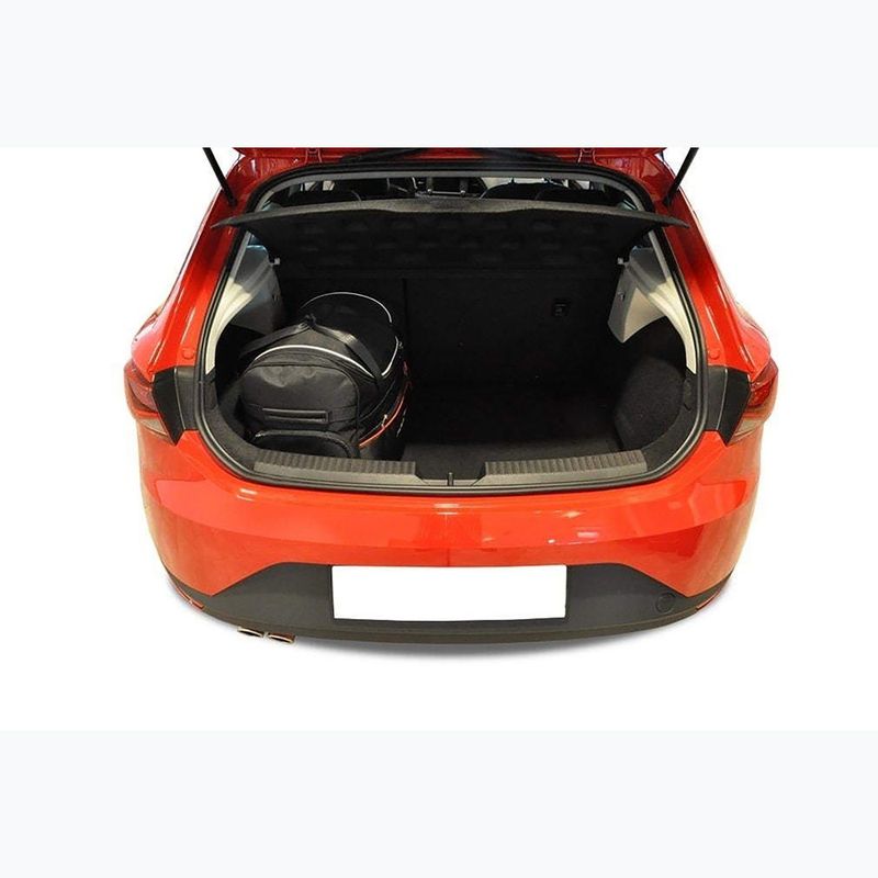Set borse bagagliaio KJUST Seat Leon 2013-2020 4 pezzi nero 14