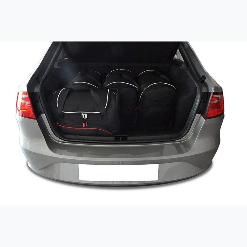 Set di borse portabagagli KJUST Seat Toledo 2012-2018 5 pezzi nero. 13