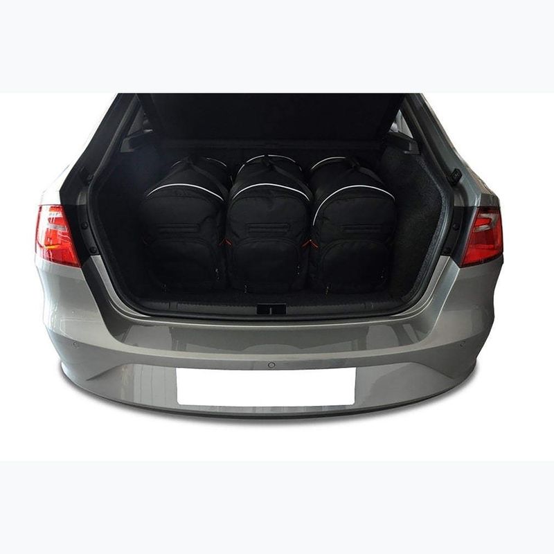 Set di borse portabagagli KJUST Seat Toledo 2012-2018 5 pezzi nero. 14