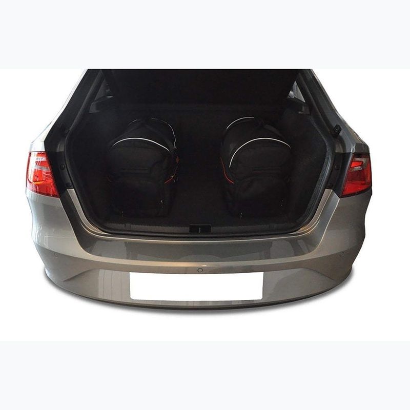 Set di borse portabagagli KJUST Seat Toledo 2012-2018 5 pezzi nero. 15