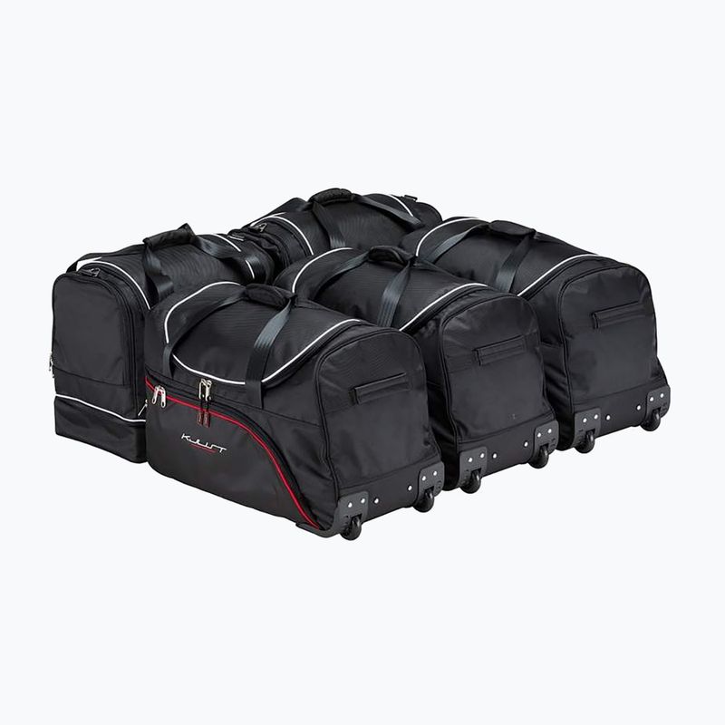 Set di borse portabagagli KJUST Skoda Octavia Kombi 2013-2020 5 pezzi nero. 2