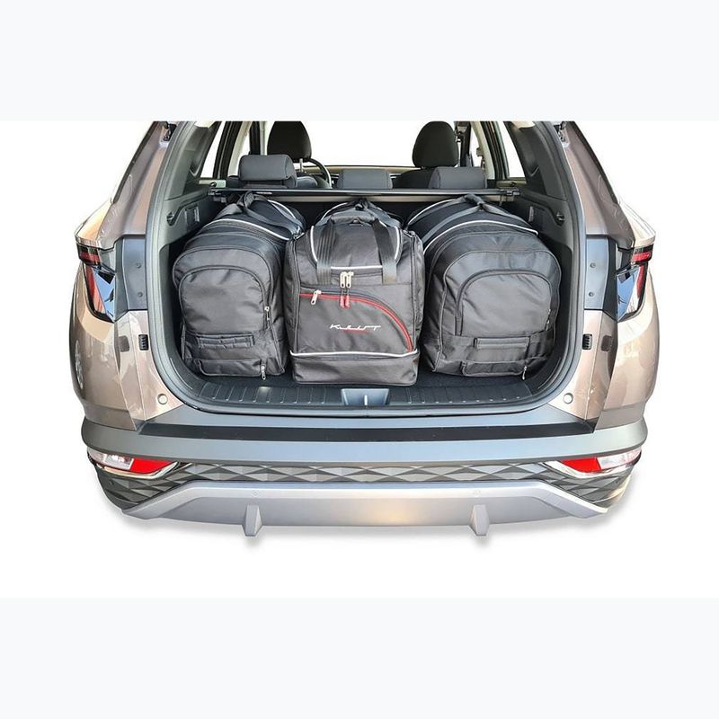 KJUST Hyundai Tucson 2020+ set di borse per il bagaglio 4 pezzi nero 15