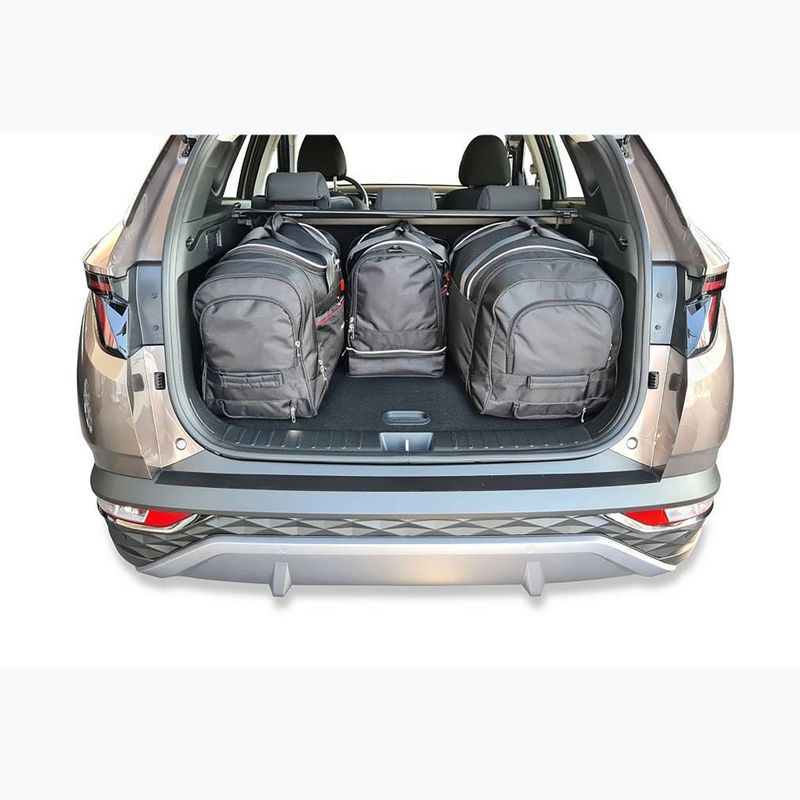 KJUST Hyundai Tucson 2020+ set di borse per il bagaglio 4 pezzi nero 16