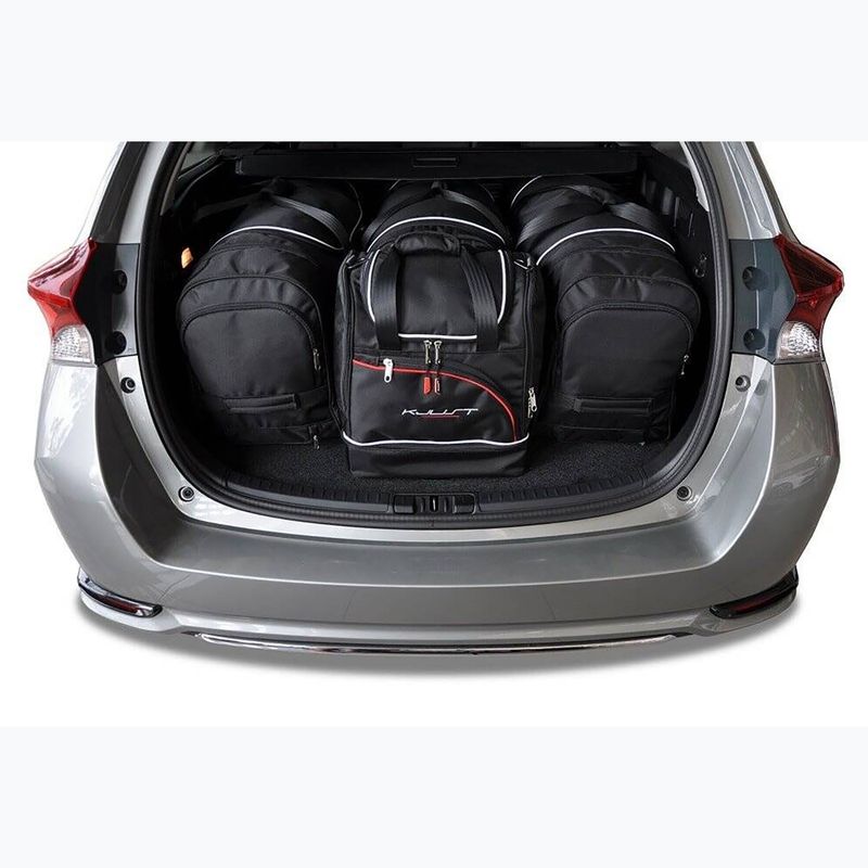 KJUST Toyota Auris Touring Sports 2013-2018 set di borse da bagagliaio 4 pezzi nero. 13