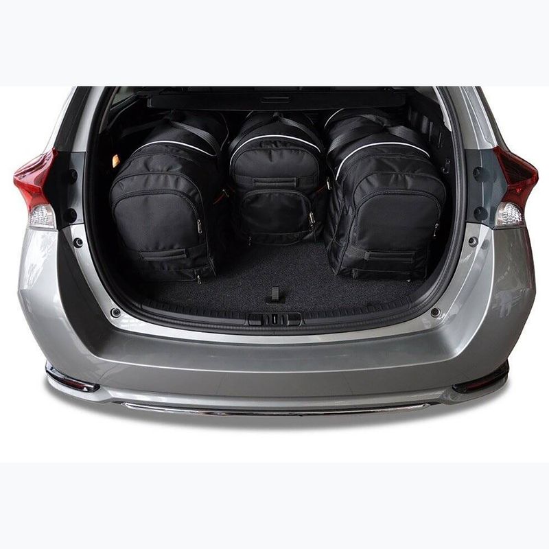 KJUST Toyota Auris Touring Sports 2013-2018 set di borse da bagagliaio 4 pezzi nero. 14