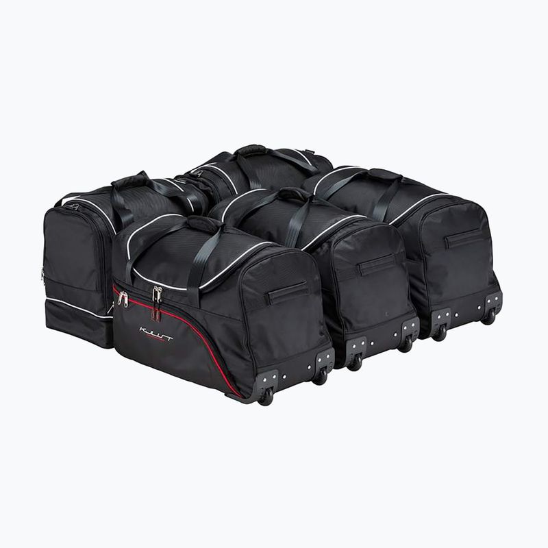 KJUST Toyota Avensis Wagon 2002-2009 set di borse per bagagliaio 5 pezzi nero. 2