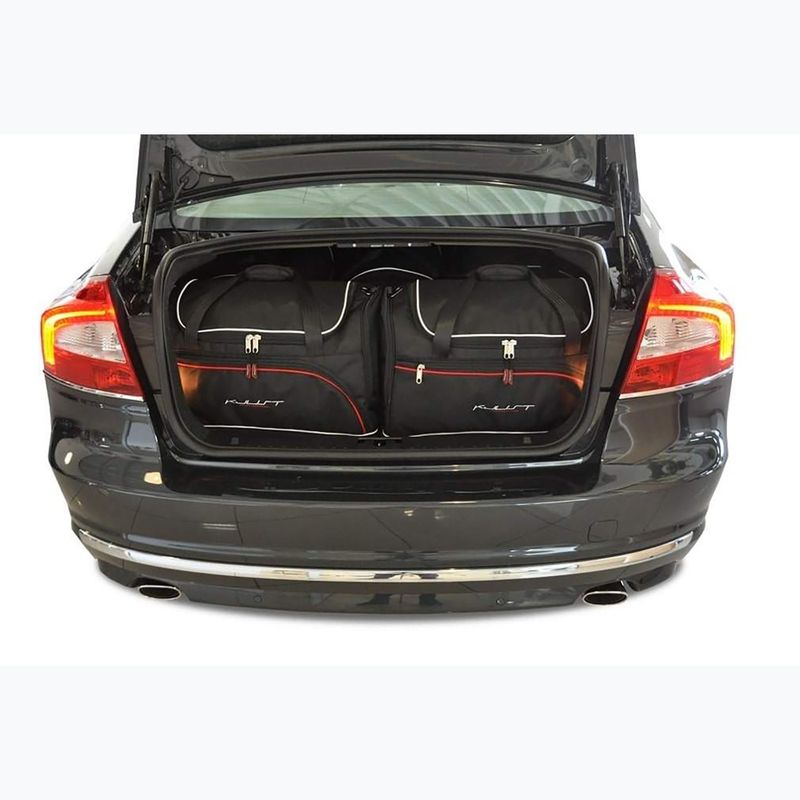 KJUST Volvo S80 set di borse per bagagliaio 2006-2016 5 pezzi nero. 15
