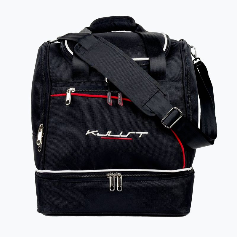 KJUST Volvo V60 set di borse per bagagliaio 2010-2018 4 pezzi nero. 4