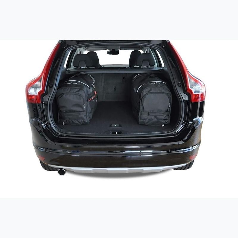 KJUST Volvo XC60 set di borse per il bagaglio 2008-2017 4 pezzi nero 18