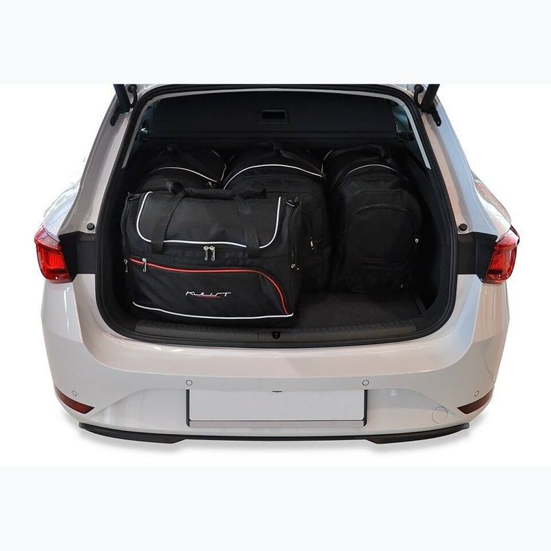 KJUST Seat Leon St Hybrid 2020+ set di 5 borse portabagagli nero. 15