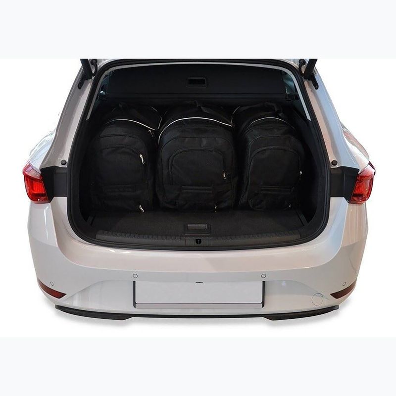 KJUST Seat Leon St Hybrid 2020+ set di 5 borse portabagagli nero. 16