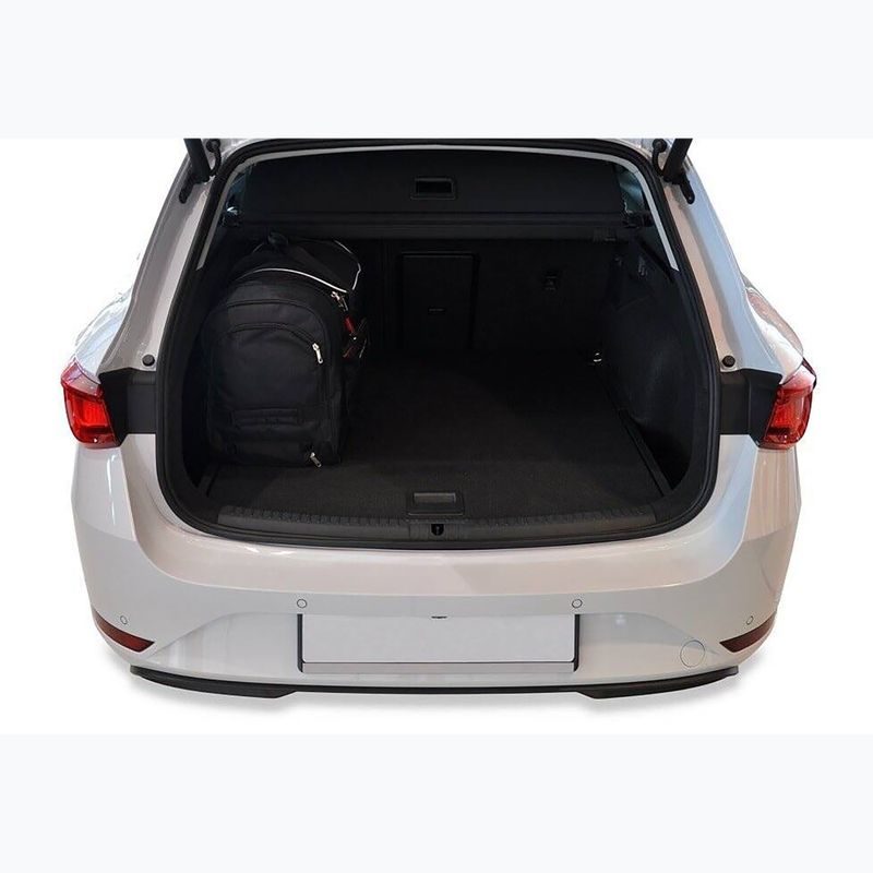 KJUST Seat Leon St Hybrid 2020+ set di 5 borse portabagagli nero. 18