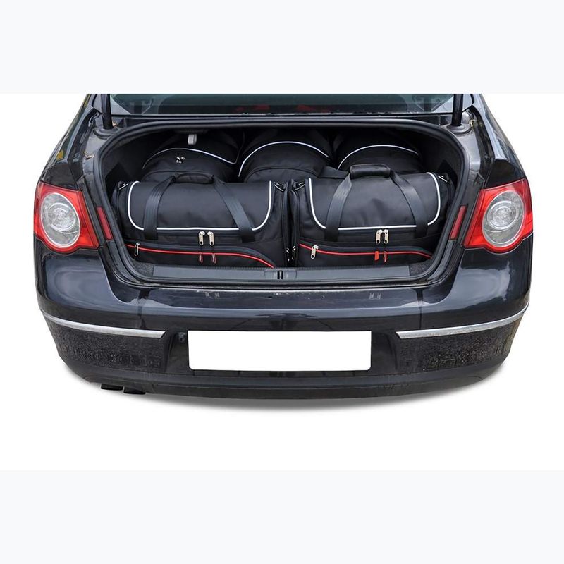 Set di borse per bagaglio KJUST Volkswagen Passat Limousine 2005-2010 5 pezzi nero. 16