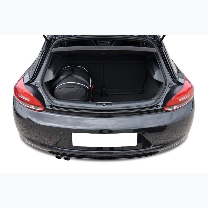 Set di borse portabagagli KJUST Volkswagen Scirocco 2008-2017 4 pezzi nero. 20