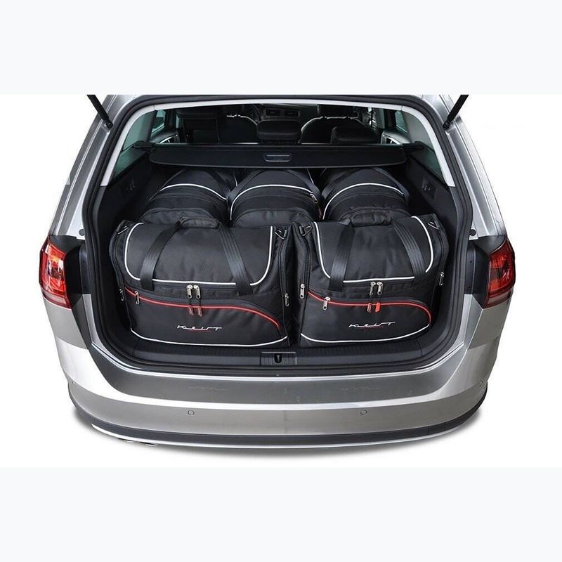 Set di borse portabagagli KJUST Volkswagen Golf Alltrack 2015-2020 5 pezzi nero. 16