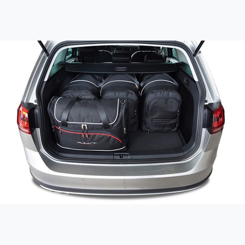 Set di borse portabagagli KJUST Volkswagen Golf Alltrack 2015-2020 5 pezzi nero. 17