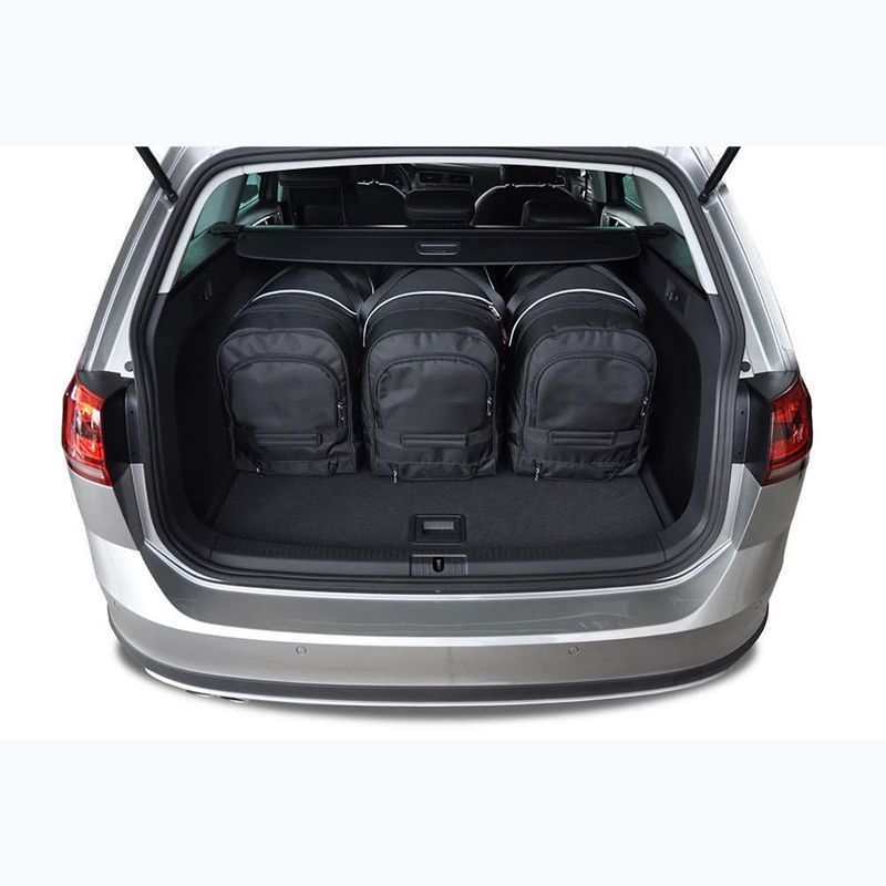 Set di borse portabagagli KJUST Volkswagen Golf Alltrack 2015-2020 5 pezzi nero. 18