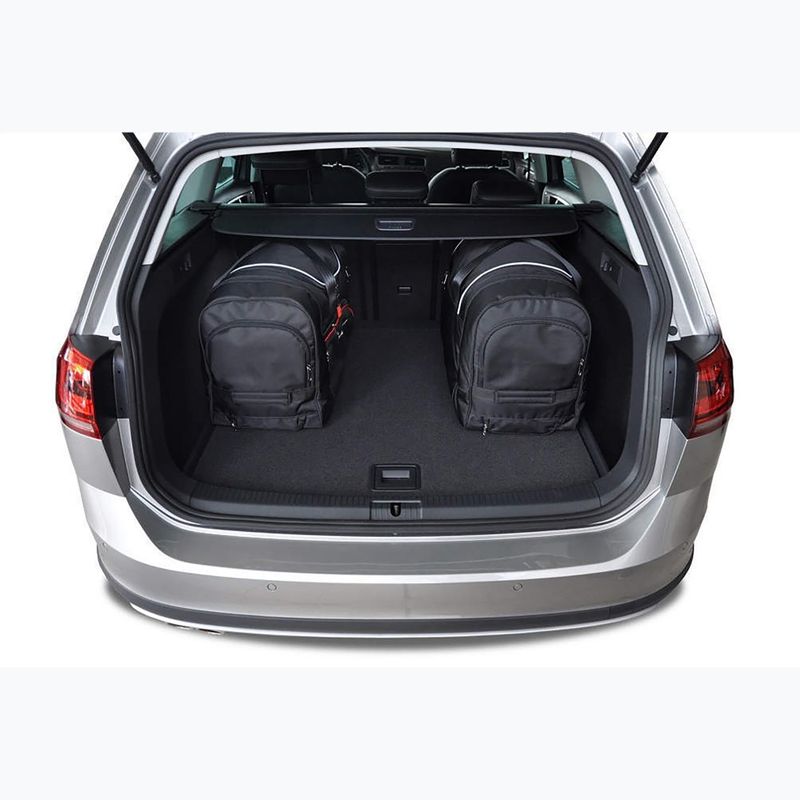 Set di borse portabagagli KJUST Volkswagen Golf Alltrack 2015-2020 5 pezzi nero. 19