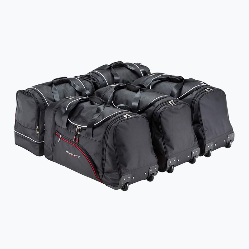 Set di borse portabagagli KJUST Volkswagen Passat Variant 2010-2014 5 pezzi nero. 2