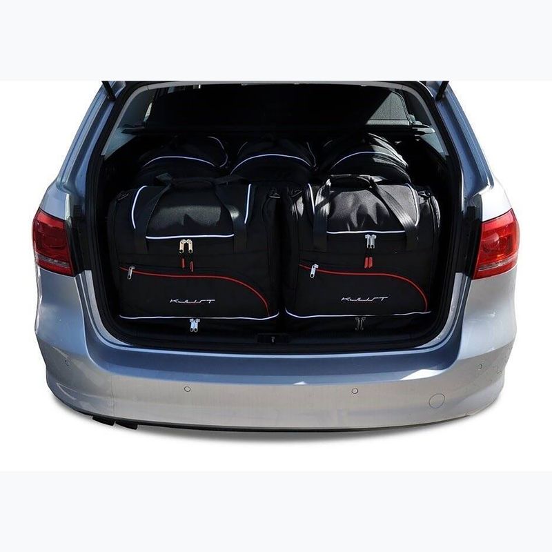 Set di borse portabagagli KJUST Volkswagen Passat Variant 2010-2014 5 pezzi nero. 14
