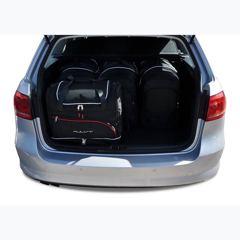 Set di borse portabagagli KJUST Volkswagen Passat Variant 2010-2014 5 pezzi nero. 15