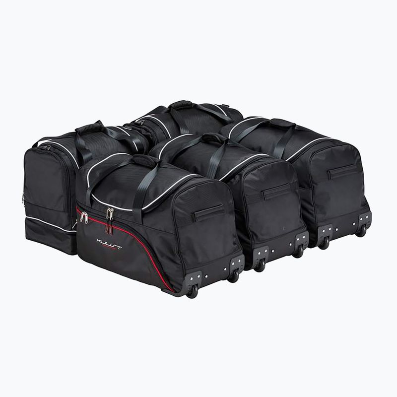 Set di borse per bagagliaio KJUST Audi Q7 2005-2015 5 pezzi nero 2