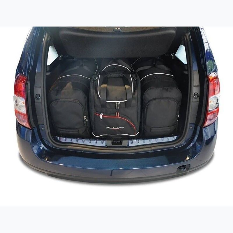 KJUST Set di borse per bagagliaio Dacia Duster 2010-2017 4 pezzi nero 16