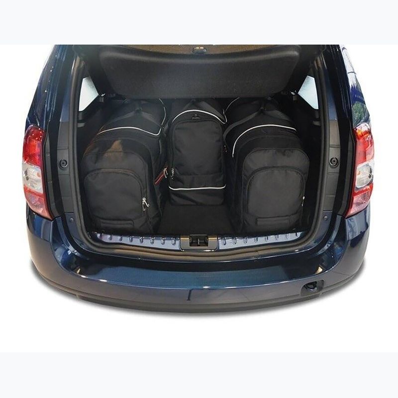 KJUST Set di borse per bagagliaio Dacia Duster 2010-2017 4 pezzi nero 17