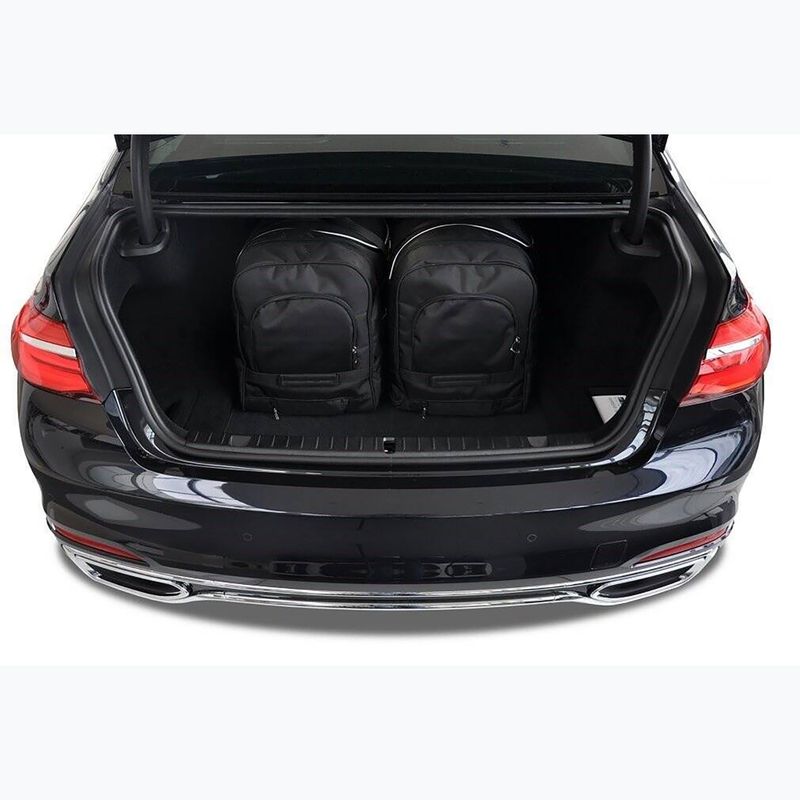 KJUST BMW 7 set di borse per bagagliaio 2015-2022 4 pezzi nero 16