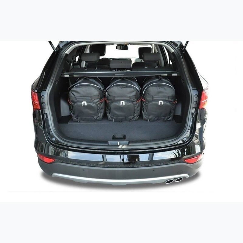 KJUST set borsa bagagliaio Hyundai Santa Fe Suv 2012-2018 5 pezzi nero 17