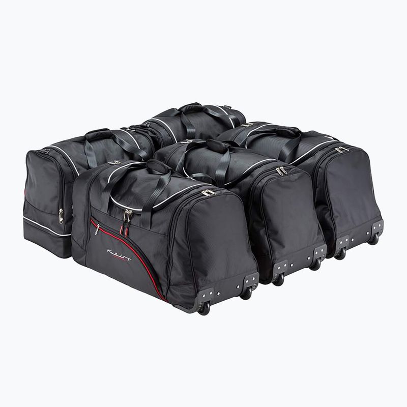 Set di borse per bagagliaio KJUST Ford Mondeo Liftback 2014-2021 5 pezzi nero 2