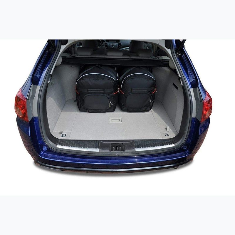 Set di borse per bagagliaio KJUST Honda Accord Tourer 2008-2016 4 pezzi nero 13