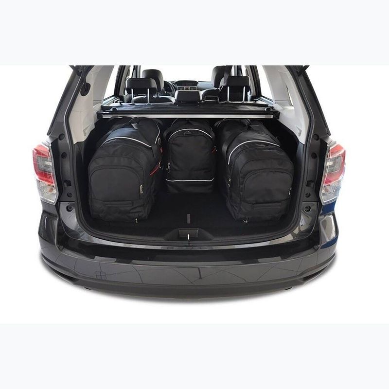 Set di borse portabagagli KJUST Subaru Forester 2012-2018 4 pezzi nero. 13