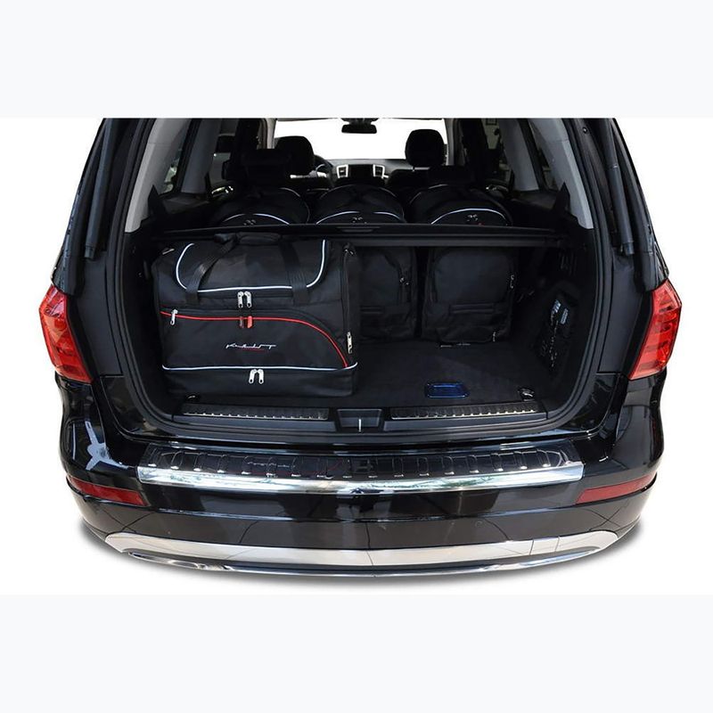 KJUST Mercedes-Benz GL 2012-2015 set di borse per bagagliaio 5 pezzi nero 12
