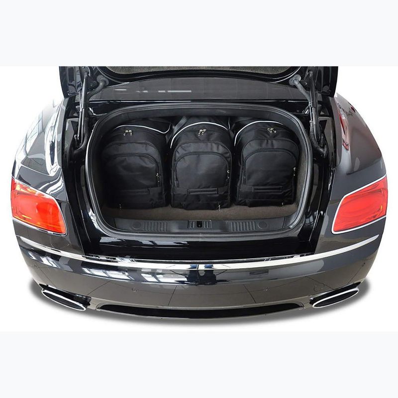KJUST Bentley Continental New Flying Spur set di borse 2005-2013 5 pezzi nero 16