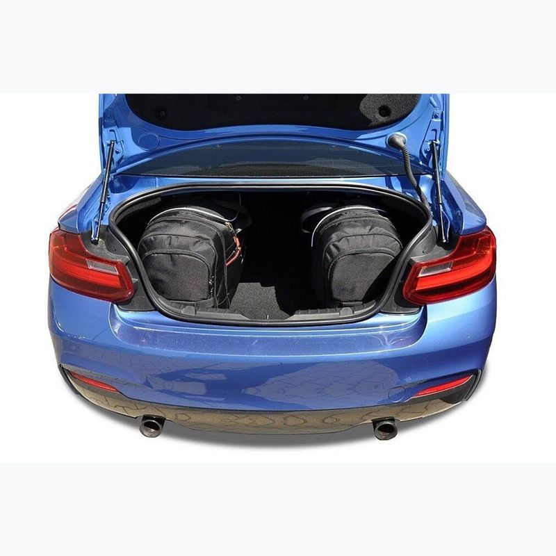 KJUST BMW 2 Coupe set di borse per il bagagliaio 2013-2021 4 pezzi nero 17