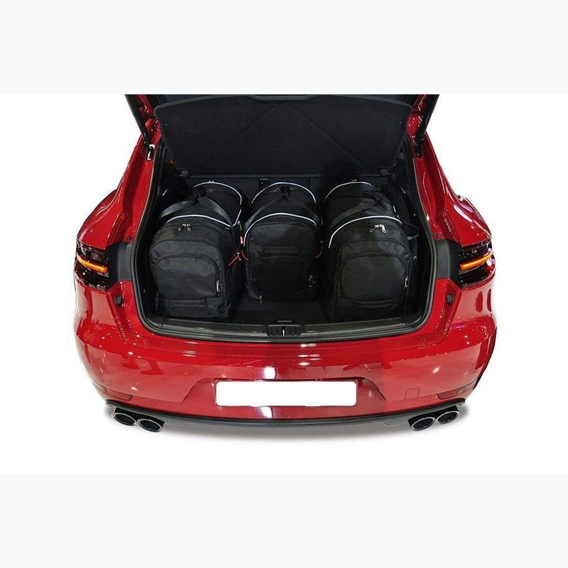 KJUST Porsche Macan 2013+ set di borse per il bagaglio 4 pezzi nero 14