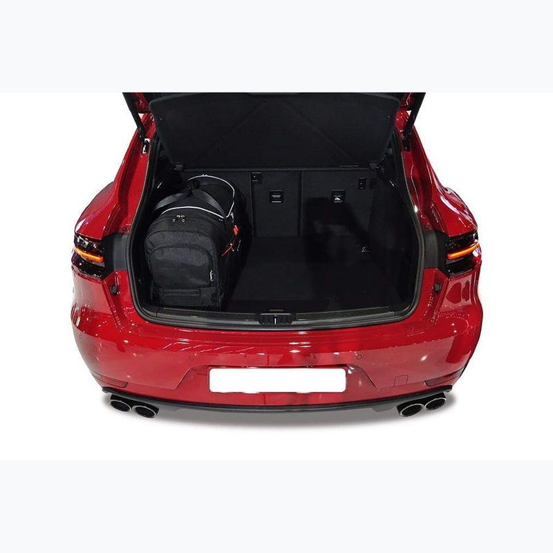 KJUST Porsche Macan 2013+ set di borse per il bagaglio 4 pezzi nero 16