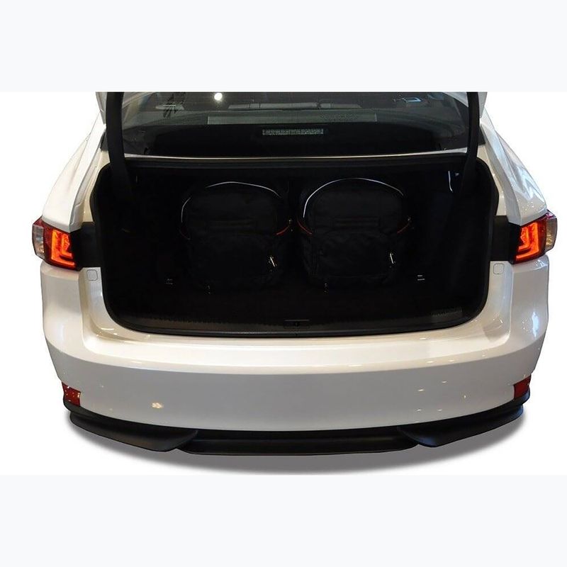KJUST Lexus LS HEV Set di borse per bagagliaio 2013-2020 4 pezzi nero. 14