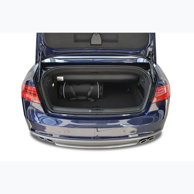 KJUST Audi A5 Cabrio set di borse per il bagaglio 2008-2016 4 pezzi nero 18