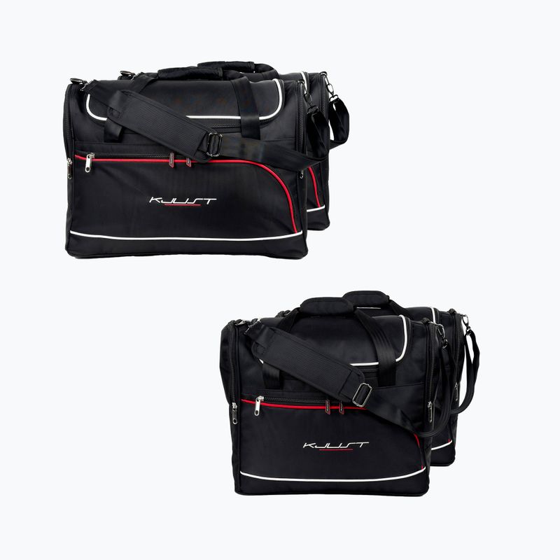 KJUST Mini Countryman 2010-2015 set di borse portabagagli 4 pezzi nero.