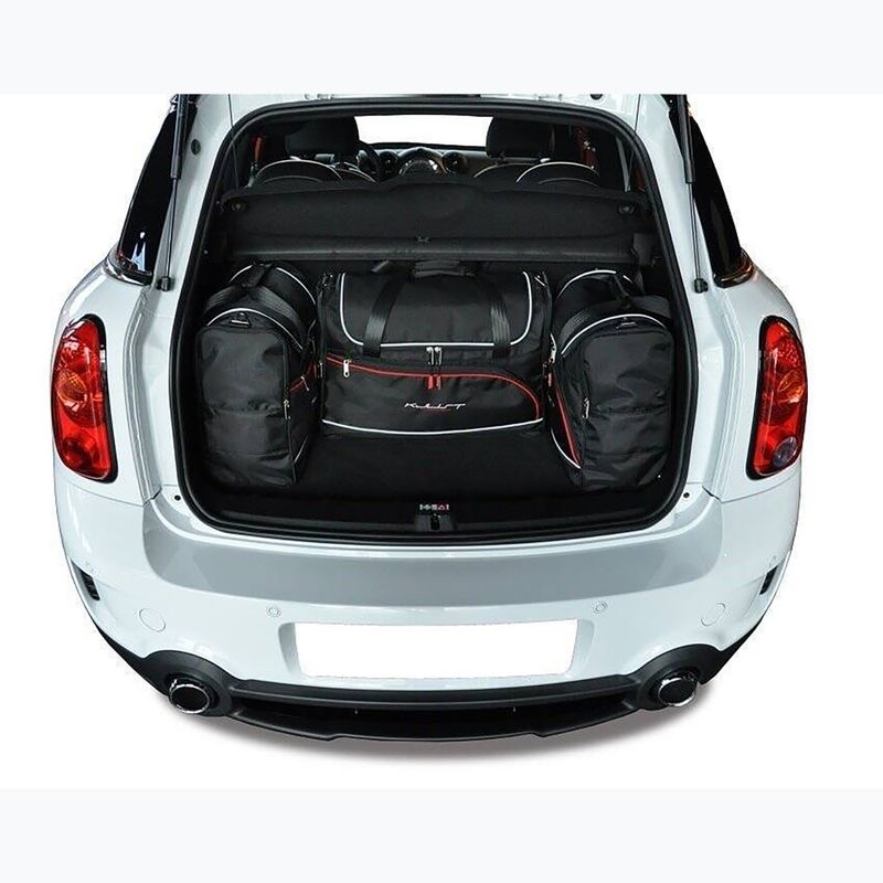KJUST Mini Countryman 2010-2015 set di borse portabagagli 4 pezzi nero. 11