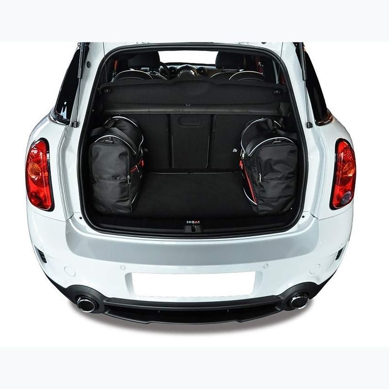 KJUST Mini Countryman 2010-2015 set di borse portabagagli 4 pezzi nero. 12