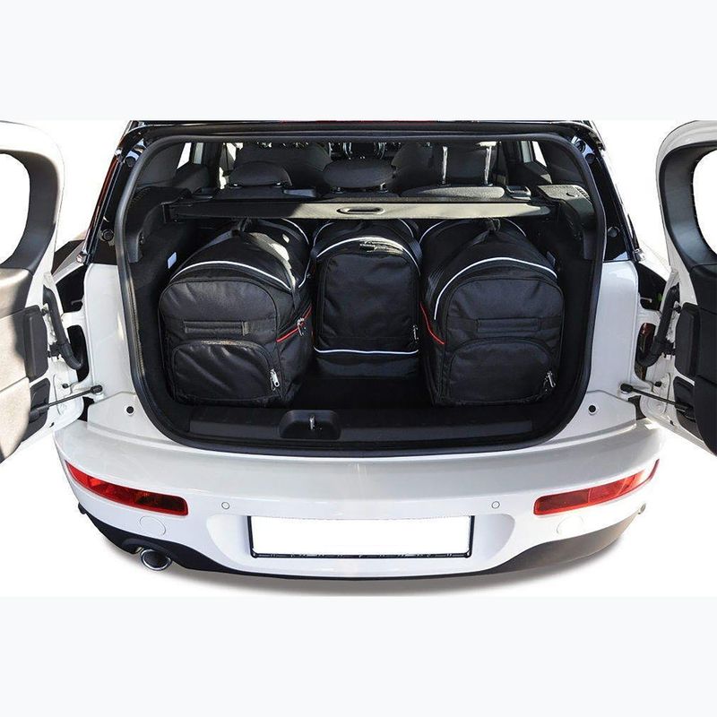 KJUST Mini Clubman 2015+ set di borse portabagagli 4 pezzi nero. 12