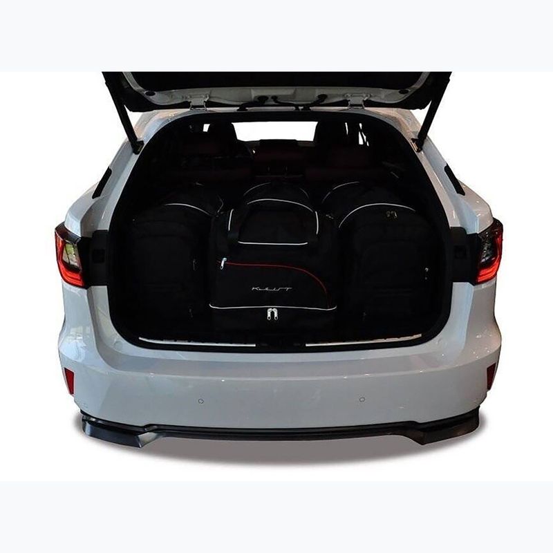 KJUST Lexus RX 2015-2022 set di borse portabagagli 4 pezzi nero. 13